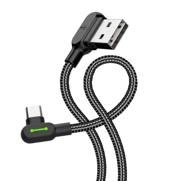 USB-USB-C kábel Mcdodo CA-5280 LED, 1,8m (fekete)