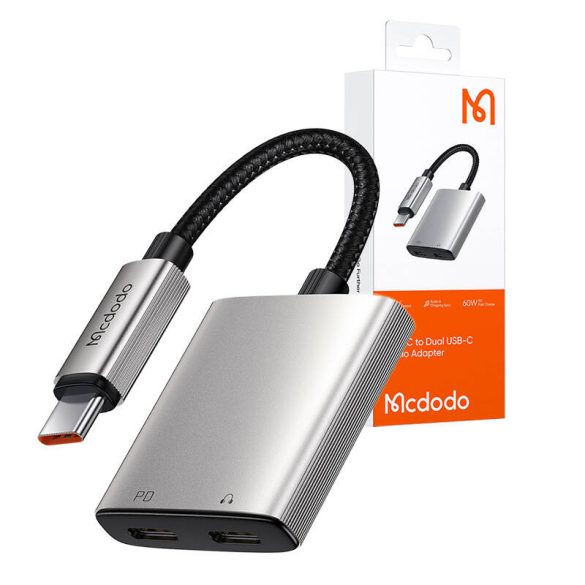 2in1 audio adapter Mcdodo CA-5570 2in1 USB-C 2x USB-C-re