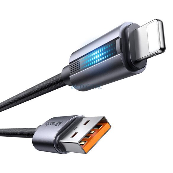 Mcdodo CA-5660 USB-A - Lightning kábel 3A 1.2m - fekete