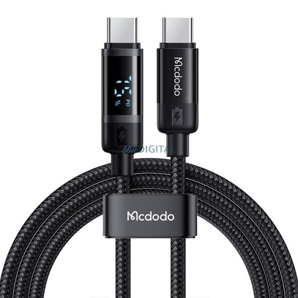 Mcdodo CA-5780 Type-C - Type-C kábel 60W 3A 1.2m - fekete