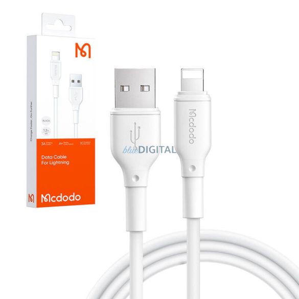 Mcdodo JCA-7270 USB-A - Lightning kábel 3A 1.2m - fehér