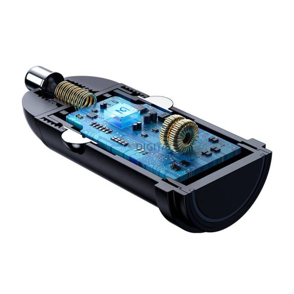 Doppel Zigarettenanzünder 12/24V + 2 USB Anschluss Blau LED Fast Charge  2100mA Max 80W - Road Store