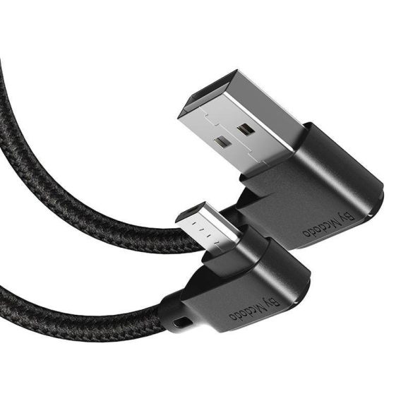 USB-Micro USB kábel, Mcdodo CA-7530, ferde, 1,2m (fekete)