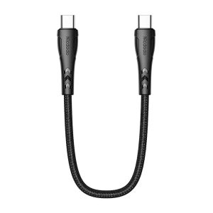 Mcdodo CA-7640 USB-C USB-C kábel, PD 60W, 0.2m (fekete)