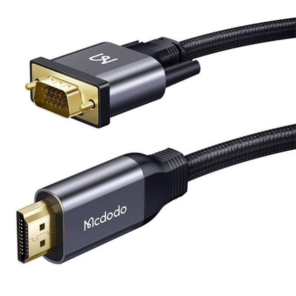 Mcdodo CA-7770 HDMI-VGA adapter, 2m (fekete)