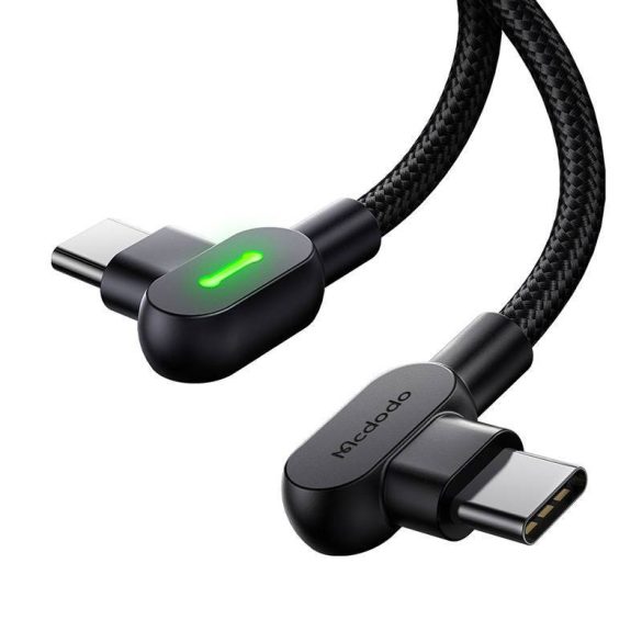 USB-C-USB-C Mcdodo 60W kábel, 2m (fekete)