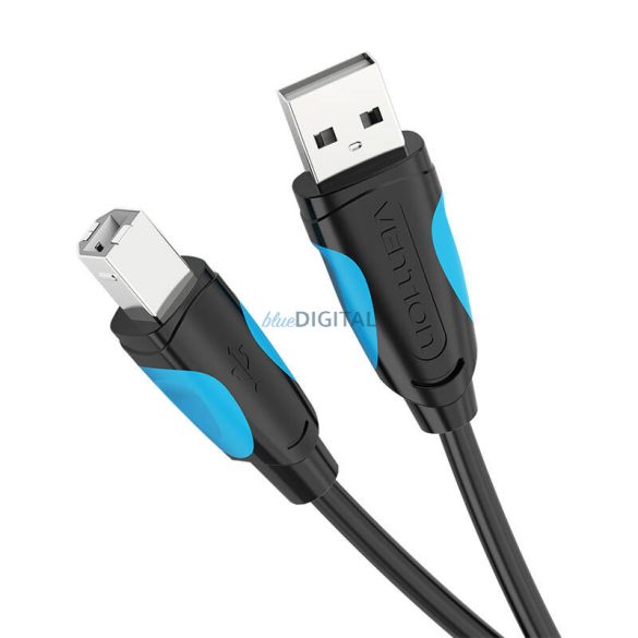 USB 2.0 A és USB-B nyomtatókábel Vention VAS-A16-B100 1m Fekete