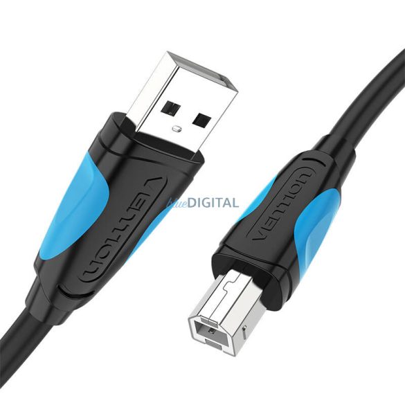 USB 2.0 A és USB-B nyomtatókábel Vention VAS-A16-B200 2m Fekete