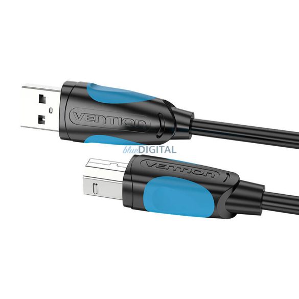 USB 2.0 A és USB-B nyomtatókábel Vention VAS-A16-B200 2m Fekete