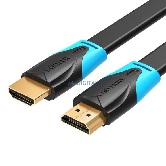 Lapos HDMI kábel 1.5m Vention VAA-B02-L150 (fekete)