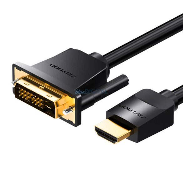 HDMI-DVI kábel 1.5m Vention ABFBG (fekete)