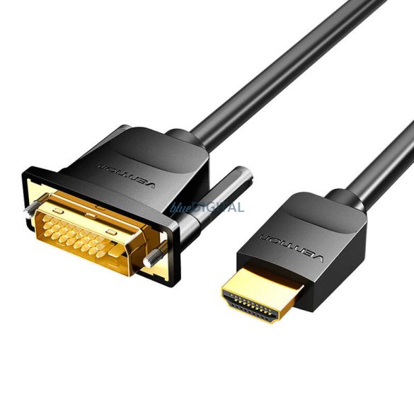 HDMI-DVI kábel 2m Vention ABFBH (fekete)