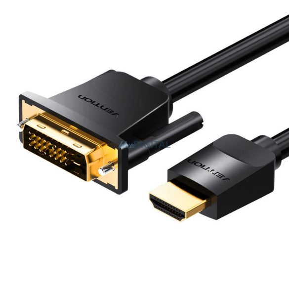 HDMI-DVI kábel 3m Vention ABFBI (fekete)