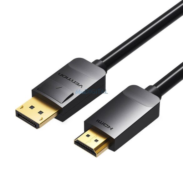 DisplayPort HDMI kábel 3m Vention HADBI (fekete)