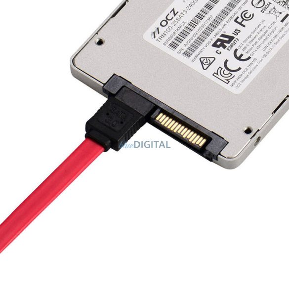 SATA 3.0 kábel Vention KDDRD 0.5m (piros)