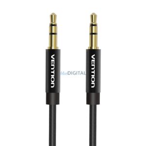 Fonott 3.5mm audió kábel 1m Vention BAGBF fekete