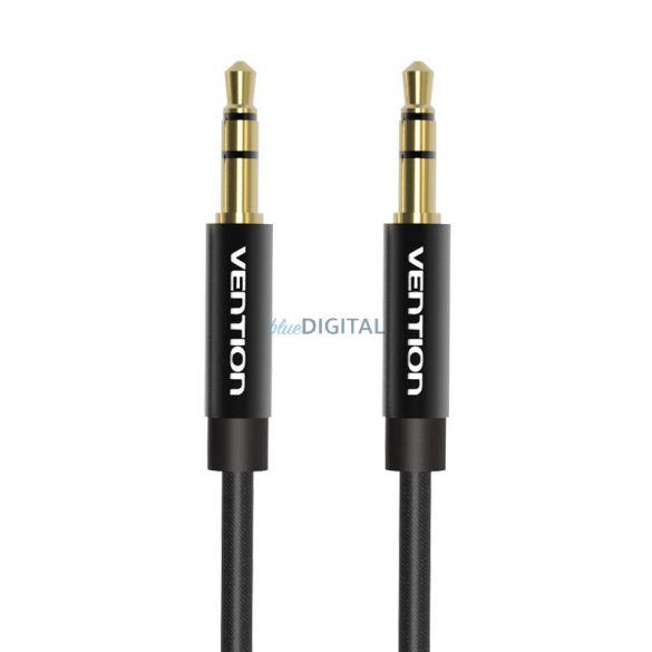Vention BAGBG 3.5mm 1.5m fekete fém audió kábel