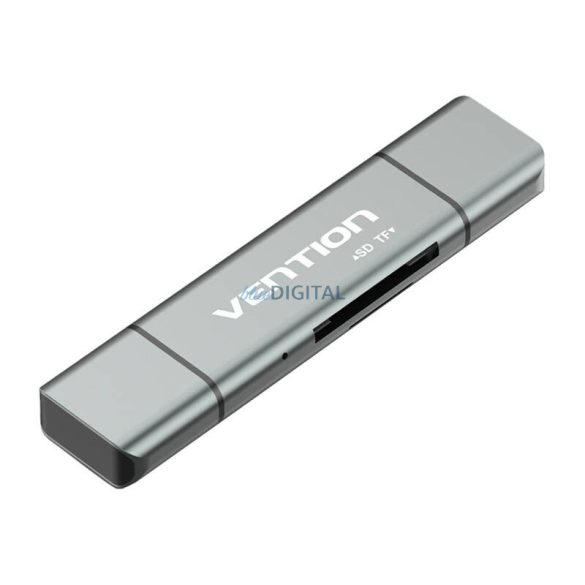 Vention CCJH0 Többfunkciós USB2.0 kártyaolvasó szürke