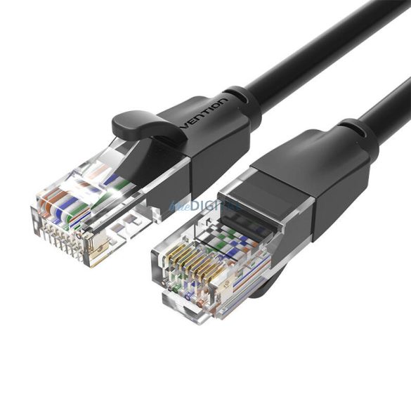UTP 6-os kategóriájú hálózati kábel Vention IBEBD 0.5m Fekete