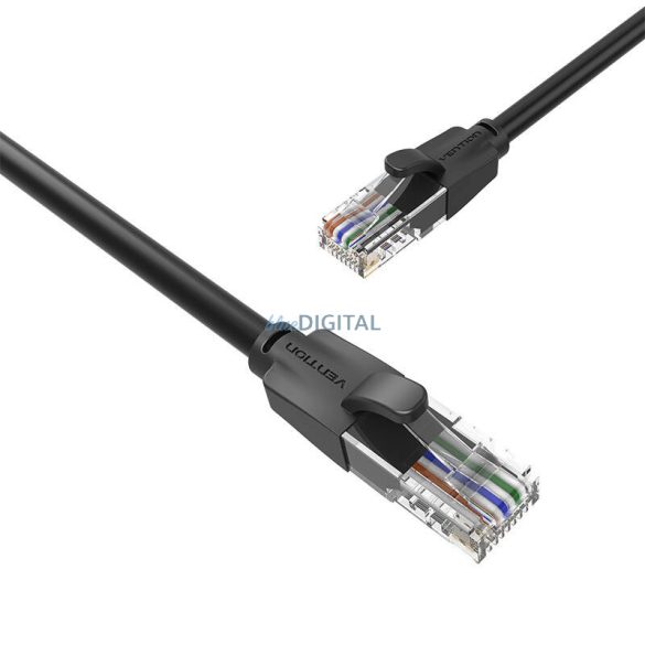UTP 6-os kategóriájú hálózati kábel Vention IBEBF 1m Fekete
