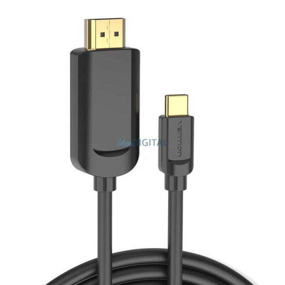 USB-C HDMI-re, Vention CGUBG, 1,5m (fekete)