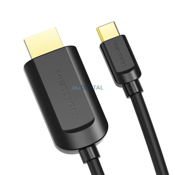 USB-C HDMI-re, Vention CGUBG, 1,5m (fekete)