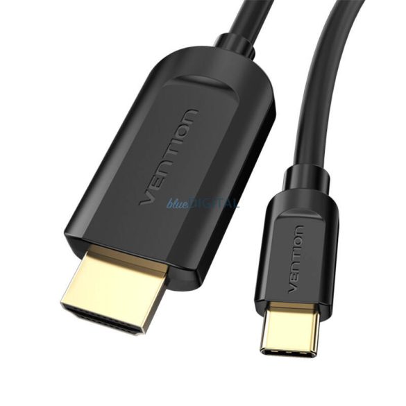 USB-C HDMI-re, Vention CGUBG, 1,5m (fekete)