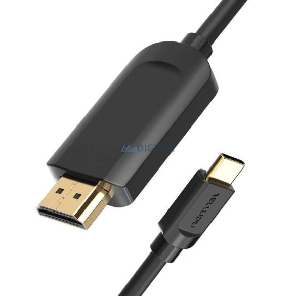 USB-C HDMI-re, Vention CGUBG, 1,5m (fekete)