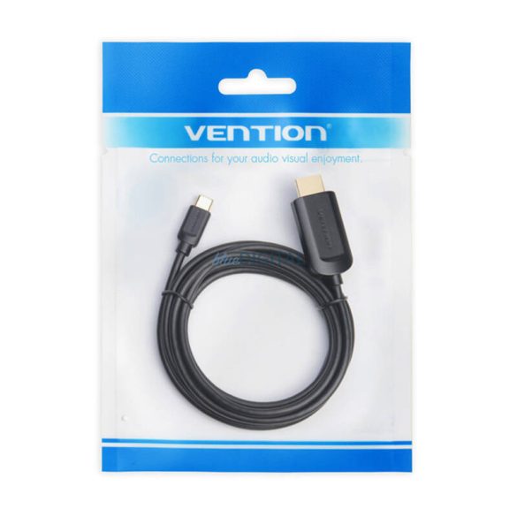 USB-C HDMI-re, Vention CGUBG, 1,5m (fekete)