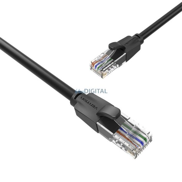 UTP 6-os kategóriájú hálózati kábel Vention IBEBL 10m Fekete