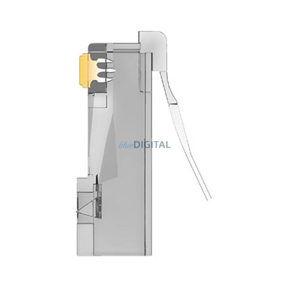 Moduláris RJ45 Cat.5E FTP csatlakozó Vention IDAR0-10 átlátszó 10 db.