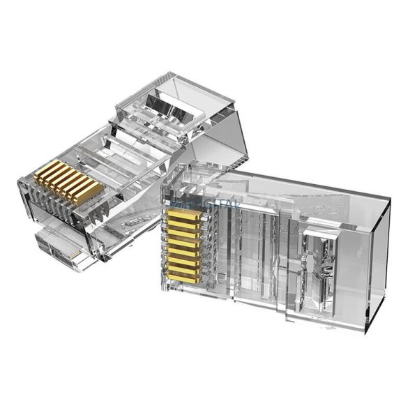 Moduláris RJ45 Cat.5E UTP Vention IDBR0-100, átlátszó, 100 darabos csomagolásban