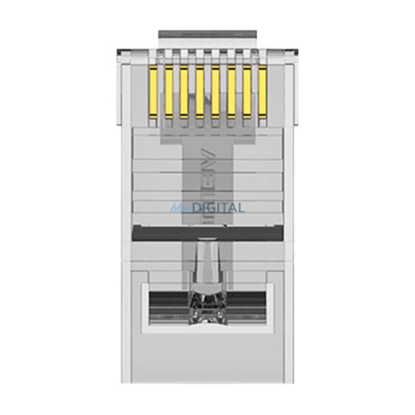 Moduláris RJ45 Cat.6 UTP csatlakozó Vention IDDR0-100 átlátszó 100 db.