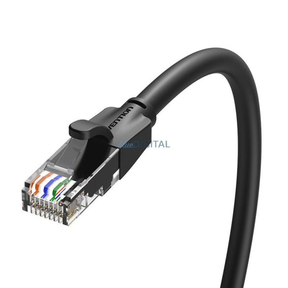 UTP 6-os kategóriájú hálózati kábel Vention IBEBS 25m Fekete