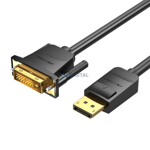 DisplayPort-DVI kábel 1.5m Vention HAFBG (fekete)