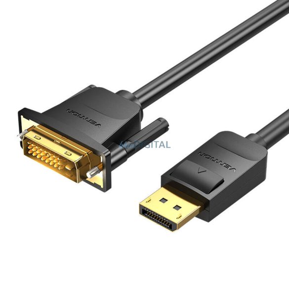DisplayPort-DVI kábel 2m Vention HAFBH (fekete)