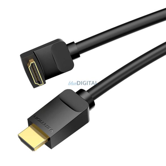 Kábel HDMI Vention AAQBG 1,5m Szög 270° (fekete)