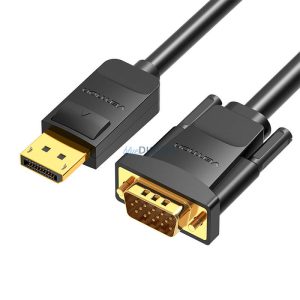 DisplayPort-VGA kábel 1.5m Vention HBLBG (fekete)
