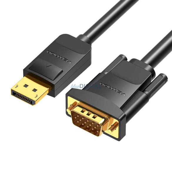 DisplayPort-VGA kábel 3m Vention HBLBI (fekete)