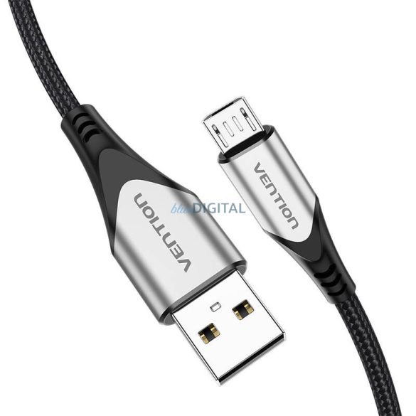 USB 2.0 A - Micro-B 3A kábel 3m Vention COAHI szürke