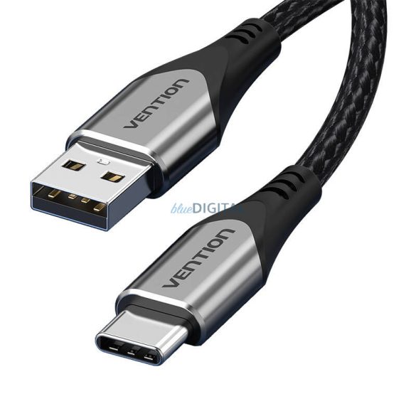 USB 2.0 A - USB-C 3A kábel Vention CODHG 1.5m szürke