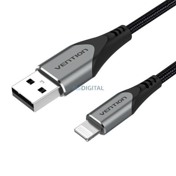 USB 2.0 kábel Lightning, Vention LABHF, 1m (szürke)