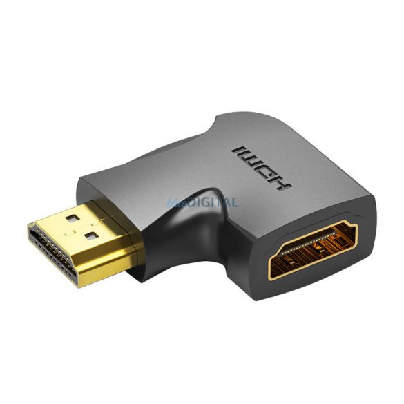 HDMI 90 fokos adapter Vention 4K 60Hz, AIOB0-2 (fekete) 2db