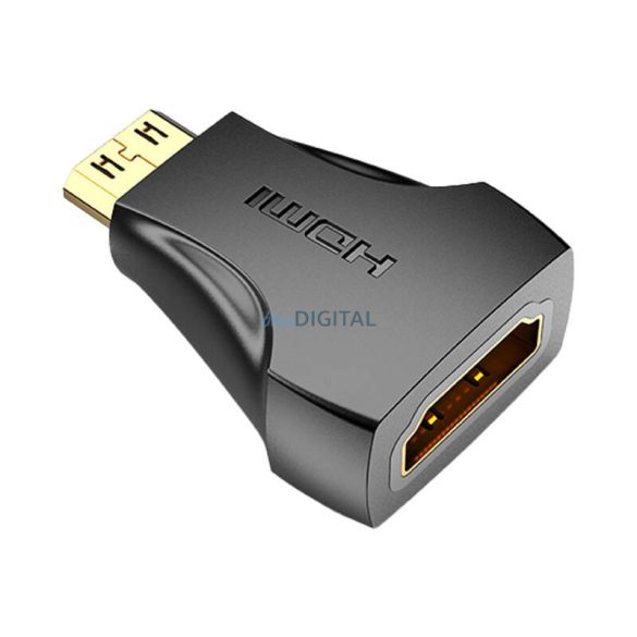 Female HDMI to male Mini HDMI adapter Vention AISB0 (fekete)