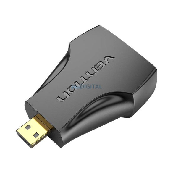 Female HDMI to male Micro HDMI adapter Vention AITB0 (fekete)