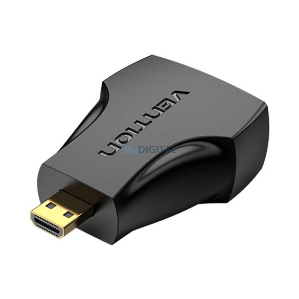 Female HDMI to male Micro HDMI adapter Vention AITB0 (fekete)