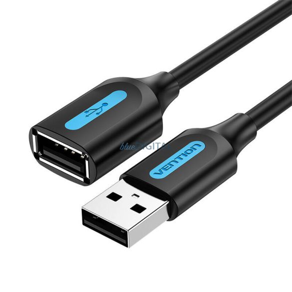 USB 2.0 male-belső hosszabbító kábel Vention CBIBD 0.5m Fekete PVC