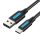 Töltőkábel USB 2.0 USB-C Vention COKBF 1m (fekete)