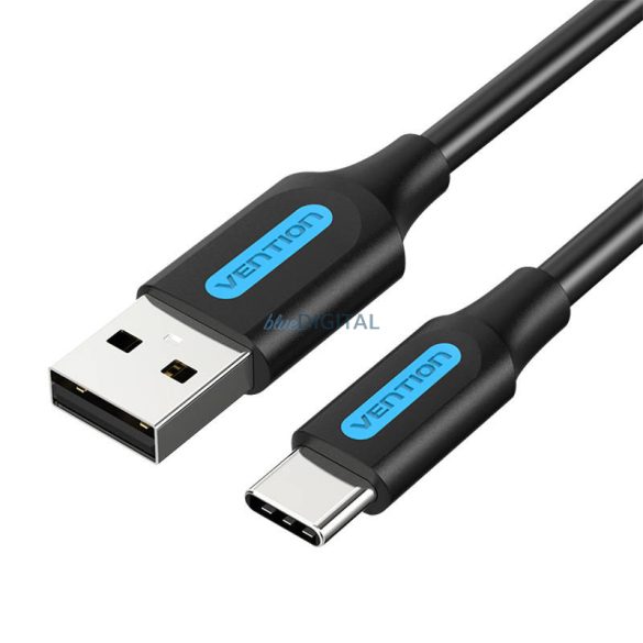 Töltőkábel USB 2.0 USB-C Vention COKBF 1m (fekete)