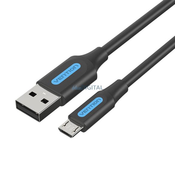 USB 2.0 A - Micro-B 3A kábel 2m Vention COLBH fekete